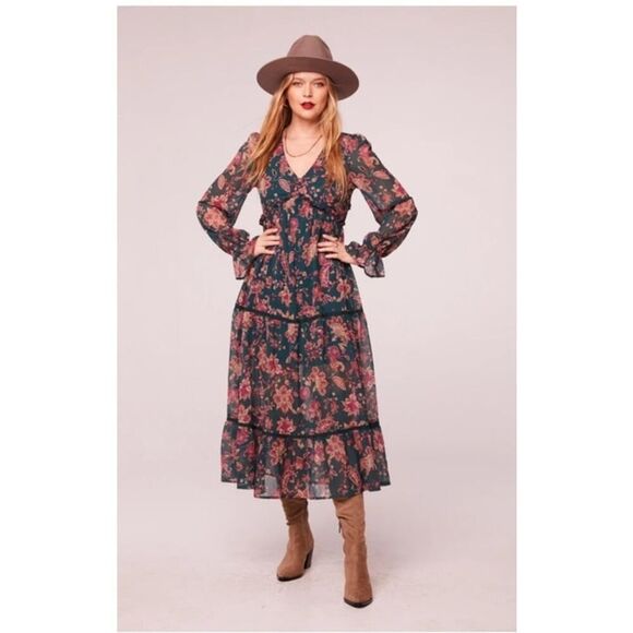 Band of Gypsies Dresses & Skirts - Band of Gypsies We The Free Wrap Dress Size Medium
